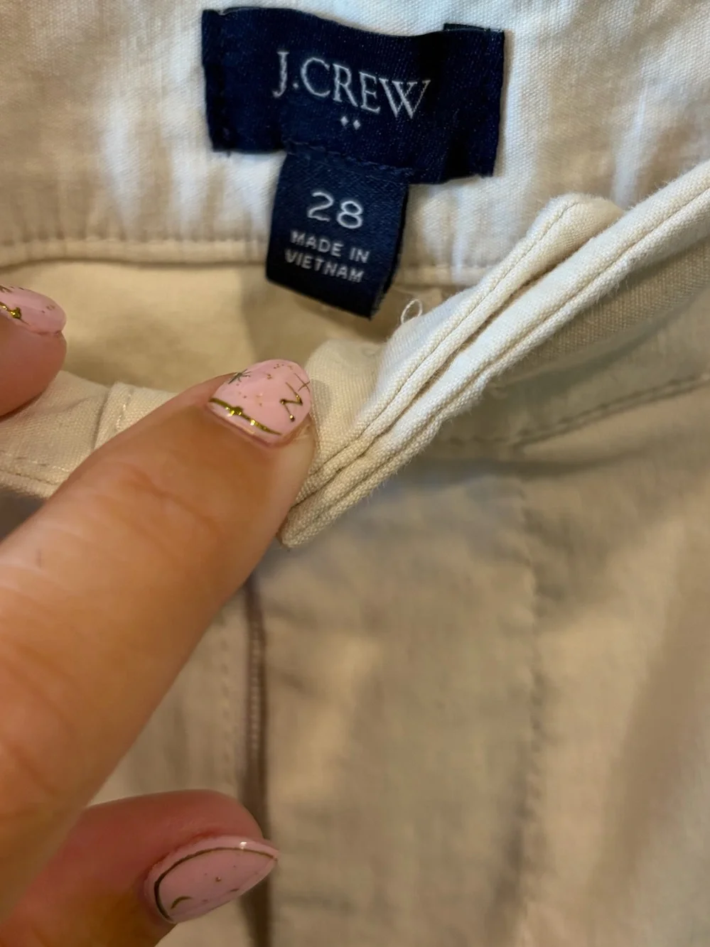 J.Crew White Wide Leg Crop Pants